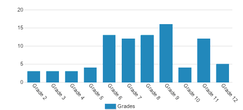 The Piedmont School Student By Grade  The Piedmont School Student By Grade