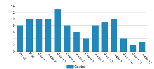 Citadel Christian School Student By Grade 
