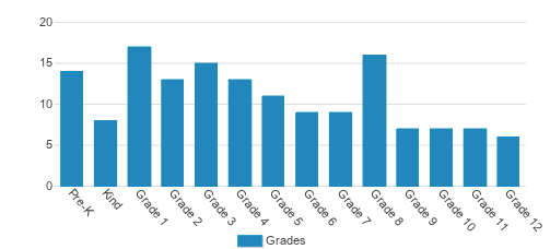 Providence Academy Student By Grade 