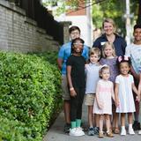 Advent Episcopal School Photo #3 - Head of School, Claire Vaughn '03, with students
