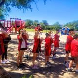 Castlehill Country Day School Photo #2 - Testing science experiments outside