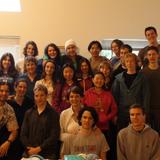 Ananda Living Wisdom School Photo - We hosted a group from La Cité Écologique de Ham-Nord. Here is a group photo of our group and theirs. It is nice to meet other like-minded people.
