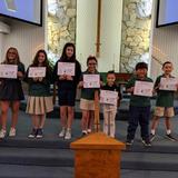 Christ Lutheran Church & School Photo #2 - These students won the "kindness" award during a recent chapel service.