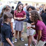 Christ Lutheran School Photo #2 - Students gather and bond following an emergency-preparation drill.