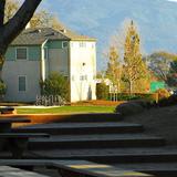 Dunn School Photo #7 - A view of Boone House, a boys' dorm, on the beautiful Dunn School campus from the outdoor assembly amphitheater.