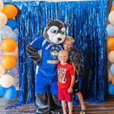 Highland Christian School Photo #3 - HCS students with our mascot, Herold the Husky!