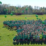 Nativity Catholic School Photo #3 - Balloon release during our annual walk-a-thon