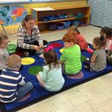 Xavier Catholic School Photo #3 - Mrs. Winter's preschool class beginning their day with circle time.