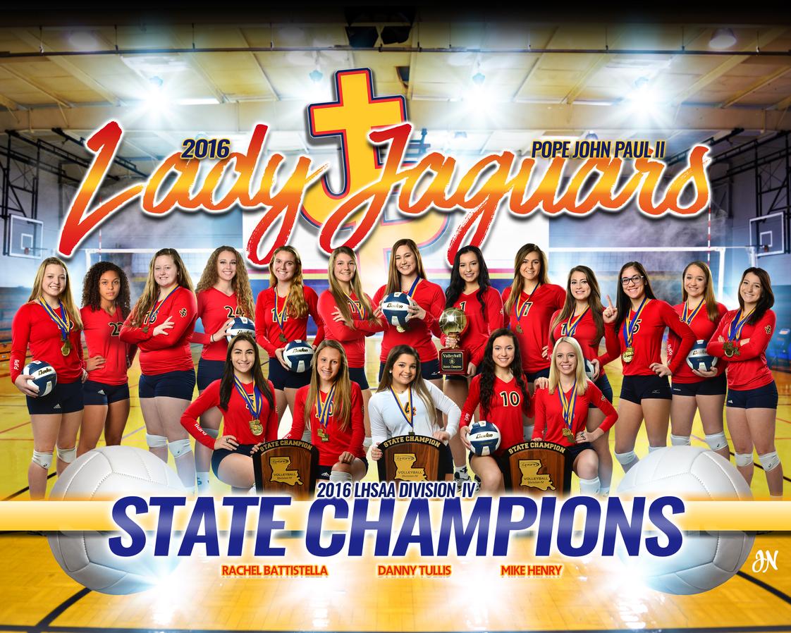 Pope John Paul Ii Catholic High School Photo #1 - Three consecutive state volleyball titles!