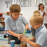 Stuart Hall School Photo #5 - Younger students enjoy time spent in our Tinker Lab which is a creative space dedicated to sparking curiosity and a love for experimenting with hands-on activities.