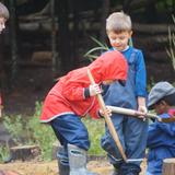 Seacoast Waldorf School Photo #9 - Our children spend time outside every day. We have a saying here at Seacoast Waldorf School - there is no bad weather, just bad clothing.