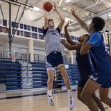 Georgetown Preparatory School Photo #6 - Basketball practice in our athletics center.