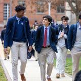 Georgetown Preparatory School Photo #4 - Our campus has the feel of a small college. Here students walk through the quad, called the Yard, toward their next class.