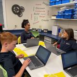 St. Martin's-in-the-Field Episcopal School Photo #5 - Tech class! While much of our school is hands-on with real-world objects, we also value to importance of technology and how it can help our students learn.