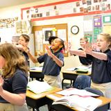 St. Stephens Classical Christian Academy Photo - At SSCCA, students are actively involved in the learning process. The use of songs and recitation makes learning facts fun.