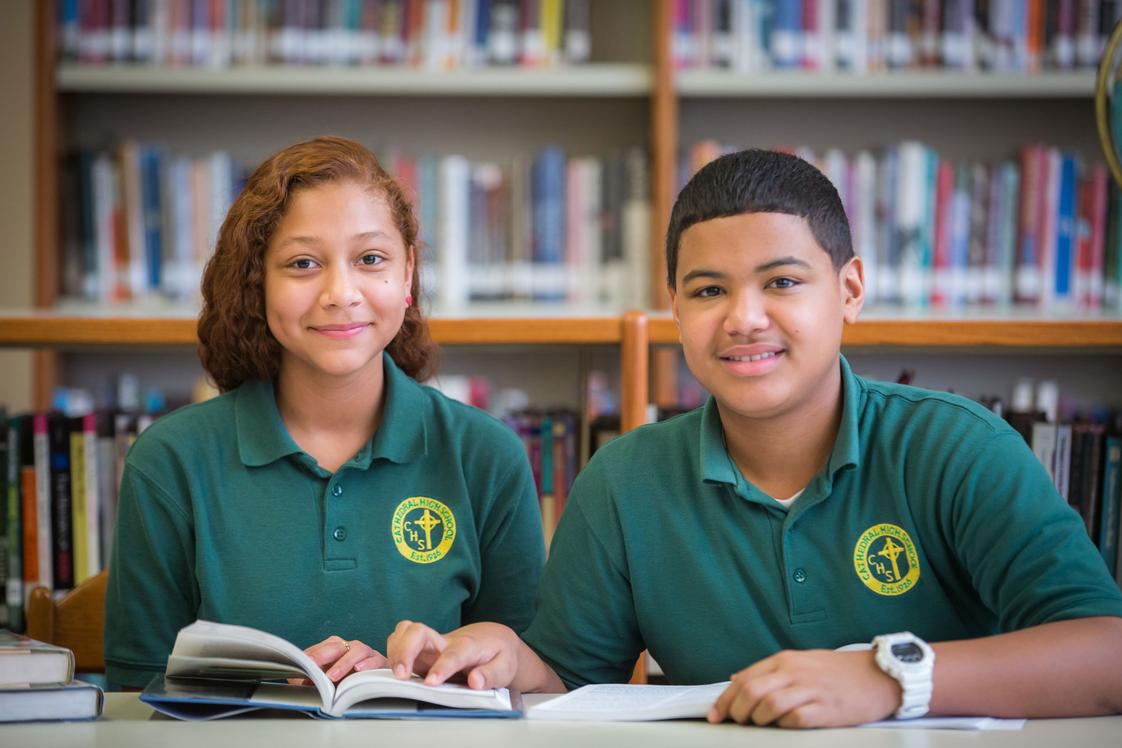 Cathedral High School Photo - Cathedral 7-12 High School students are challenged by a rigorous college preparatory curriculum and enriched through a selection of extracurricular activities, athletics, and support services.