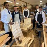 Immaculate Heart Of Mary School Photo #7 - High school boys are given the opportunity to take wood shop class with the Brothers.