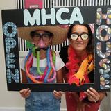 Mullein Hill Christian Academy Photo #7 - A photo booth was set up at our latest Open House! What fun! Each family had a passport for travel throughout the school........don't miss the photo booth!