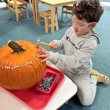 Christian Montessori School Of Ann Arbor Photo #5 - Hammering work. Children's House.
