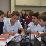 St. Francis Of Assisi School Photo #3 - Students in the Science Lab