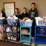 St. Germaine Catholic School Photo #3 - Helping the less fortunate in the community by providing food baskets.