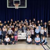 St. Mary's School Photo #2 - 100th Day of School Food Drive for the Christian Service Center