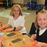 All Saints Catholic Church School (K-8) Photo #5 - First graders working together on a project.