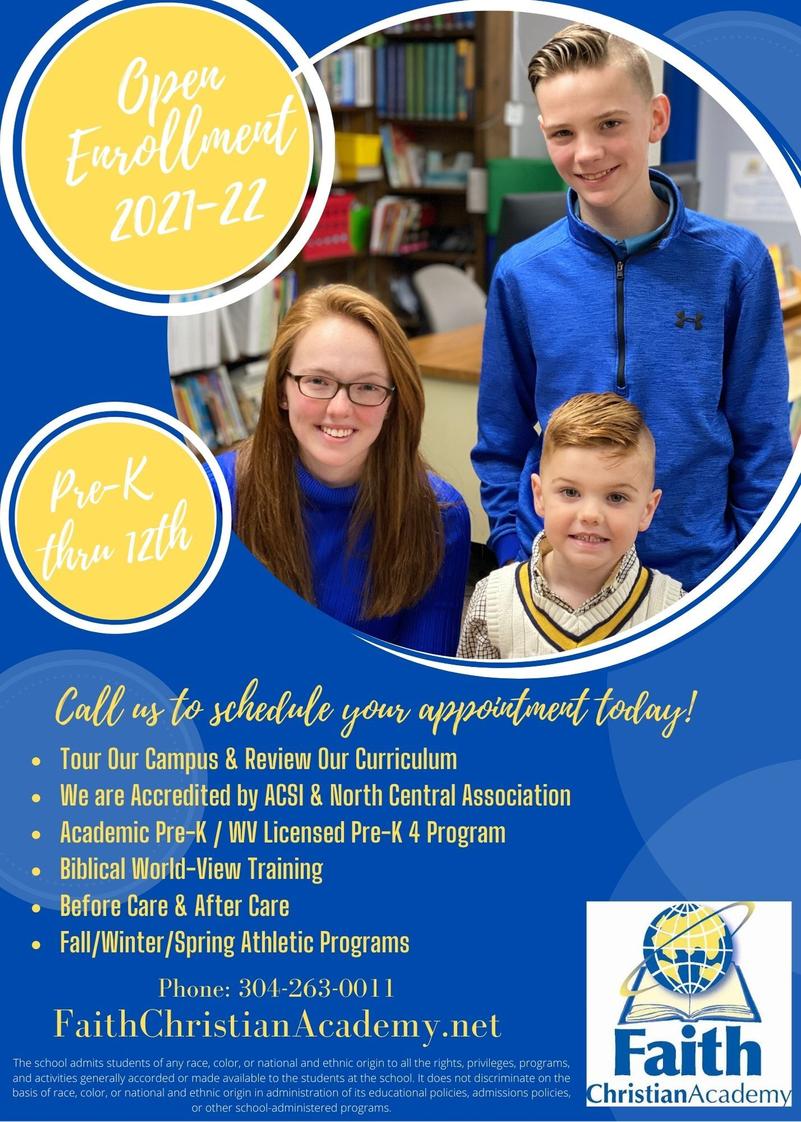 Faith Christian Academy (2023 Profile) Martinsburg, WV