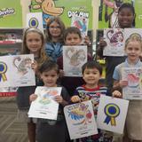 Cross Creek Christian Academy Photo #10 - Winners in our Book Fair coloring contest!