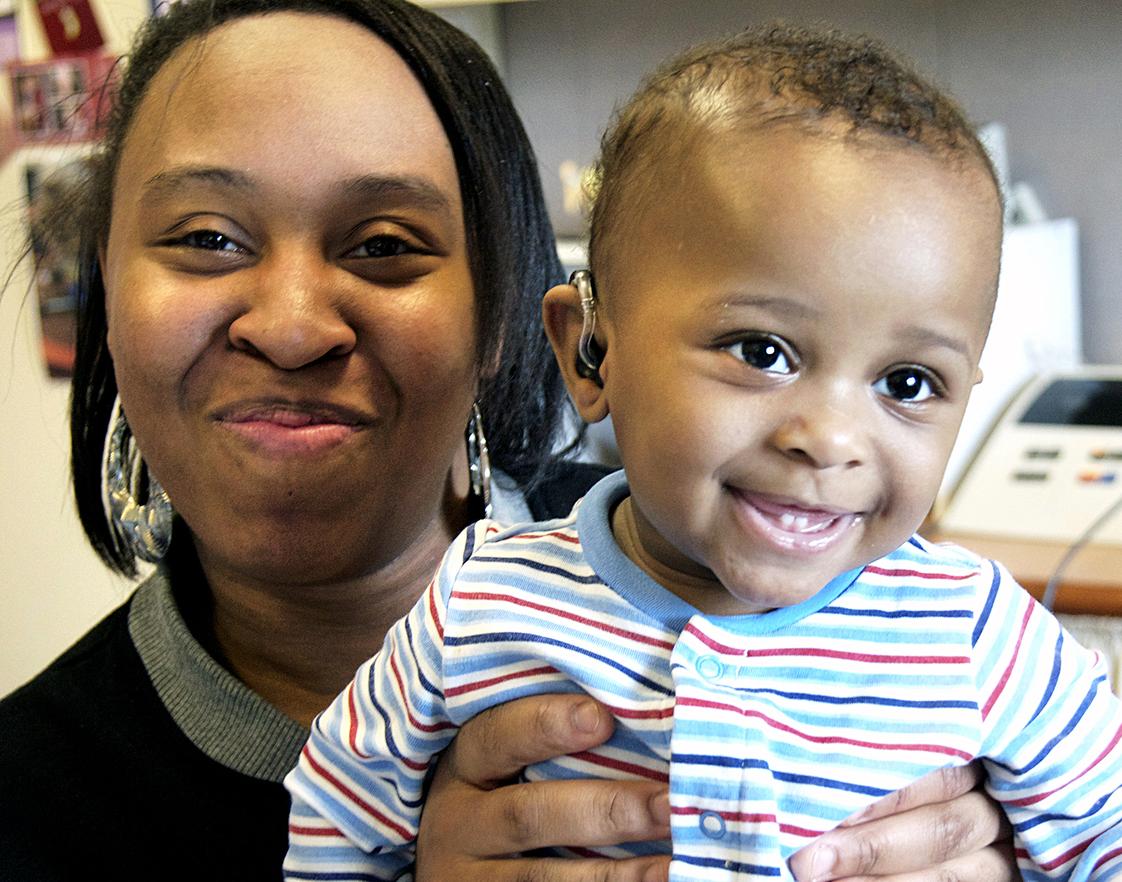 Central Institute for the Deaf Photo #1 - CID audiologists evaluate hearing and fit babies with hearing aids.