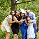 Marian Middle School Photo #6 - Marian student and her family at graduation