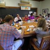 Phillips Exeter Academy Photo #6 - There are no desks, no lectures here. Students learn by listening and collaborating with a diverse group of peers around the Harkness table.