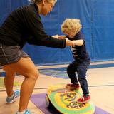 Atlantis Prep School Photo #7 - Practicing balance with our PE Teacher Miss Donna.