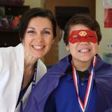 Benway School Photo #7 - Autism Superhero helping to spread the word during Autism Awareness month!