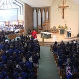 Donovan Catholic High School Photo #5 - Opening Mass 2016 at St. Joseph Parish Church, located on the Donovan campus. Donovan students attend mass as a student body several times throughout the school year.