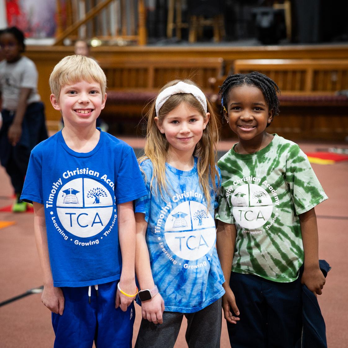 Timothy Christian Academy Photo - The elementary years are when students build a foundation of knowledge and character they will carry with them throughout their lives. We strive to make lessons memorable, applicable, and meaningful to their experience, while also connecting each learning experience to principles in the Bible.