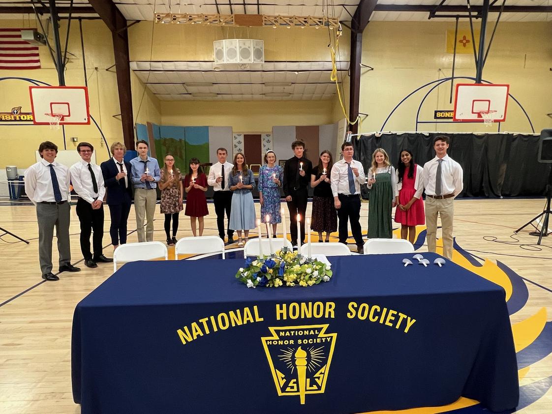 Mesilla Valley Christian School Photo #1 - National Honor Society is one of many campus clubs and organizations at MVCS.Annually MVCS students score 20-25% above the state average in ACT test scores. In 2023 MVCS one of two schools in Las Cruces to have an National Merit Semi-Finalist.
