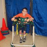 Kevin G Langan School Photo #4 - Student enjoying Physical Education via his MOVE equipment.