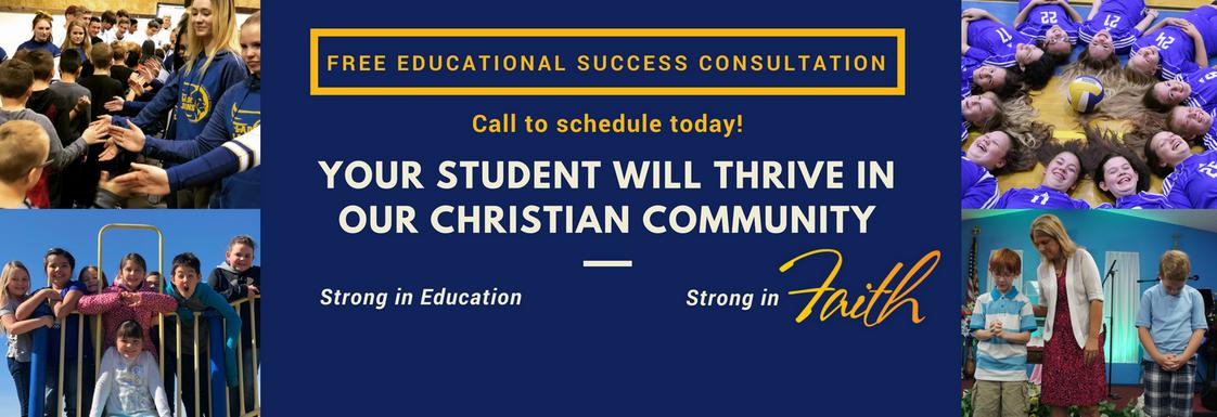 Faith Christian Junior High and High School Photo #1 - Call today for your free Educational Success Consultation! Elementary (K-6th) 530-674-3922 and Secondary (7th-12th) 530-674-5474. Meet with our principals and share the goals you have for your student.
