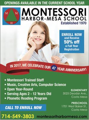 Montessori Harbor Mesa School Photo
