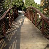 Montessori In Redlands Photo #3 - A beautiful pedestrian bridge spans the north and south campuses.