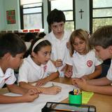 St. St.ephen Of Hungary School Photo #4 - Students actively engage in collaborative small groups to develop problem solving skills, conflict resolution strategies, and their sense of independence.