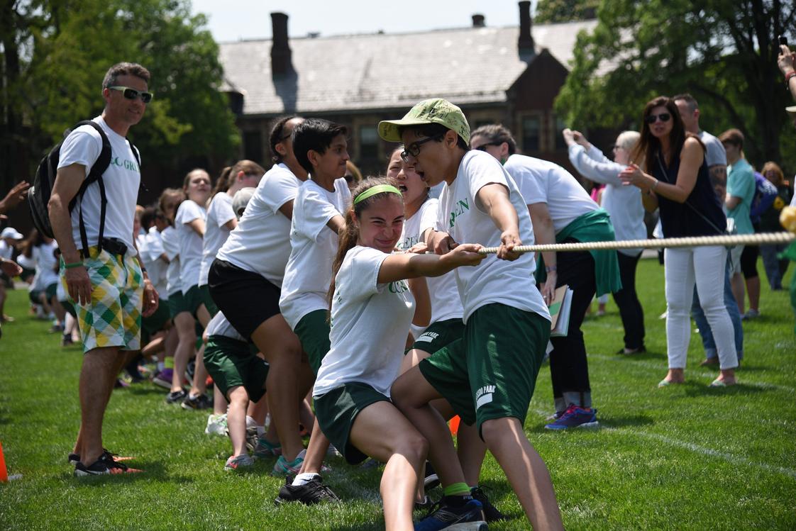 Tuxedo Park School Photo - Our traditions encourage the younger and older students to work together to face challenges with teamwork, sportsmanship, kindness, and leadership.