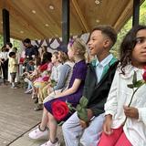 Emerson Waldorf School Photo - Rose Ceremony at the beginning of the year