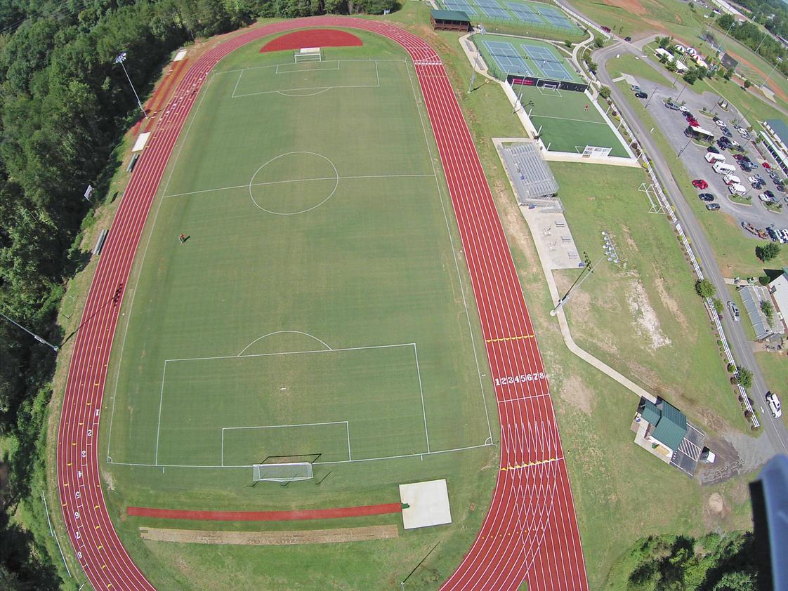 Gaston Christian School Photo - 66-acre campus with a new 8-lane track at the soccer field