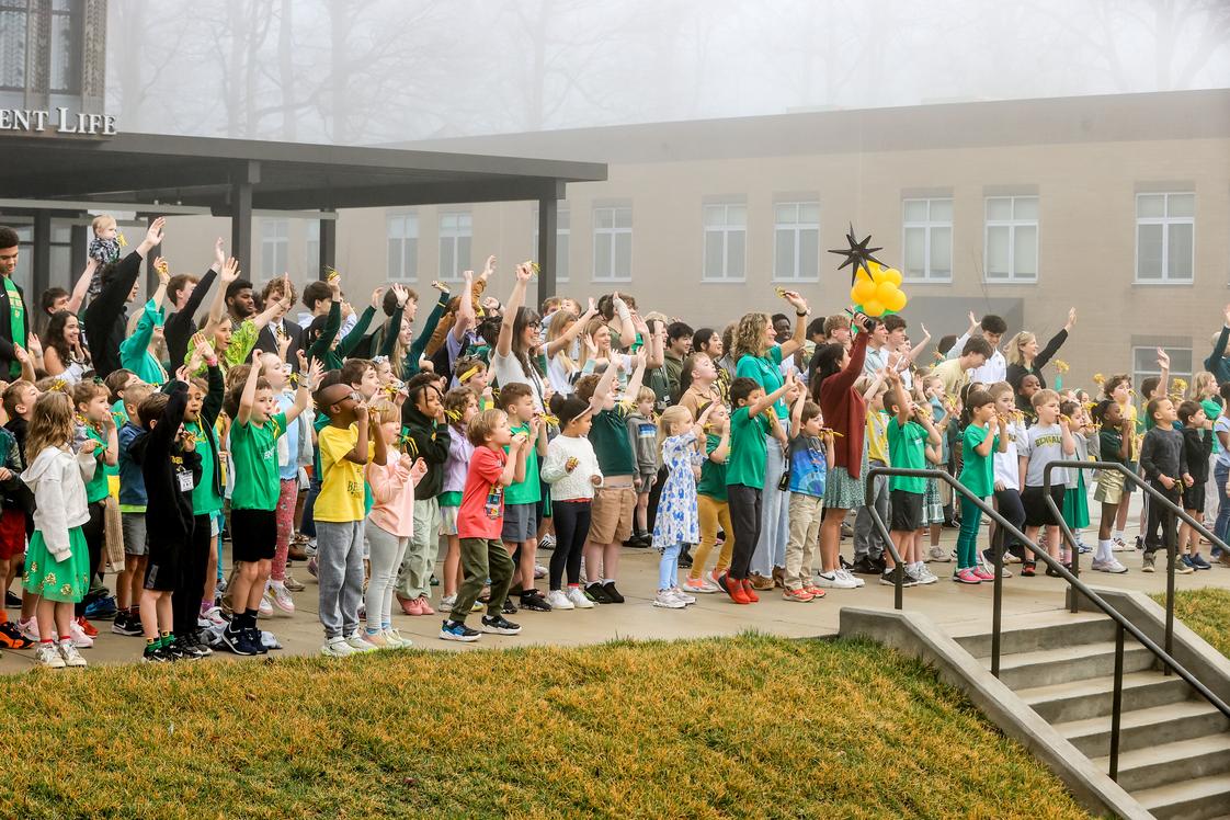 Greensboro Day School Photo #2 - The school celebrates the grand opening of The Center for Student Life & F.M. Kirby III Center for Entrepreneurship & Innovation