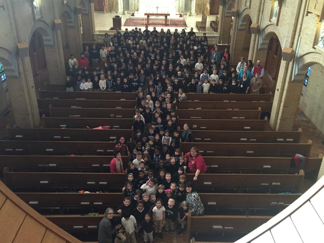 Our Lady Of Grace Catholic School Photo #1 - Here is our student body in the Church!