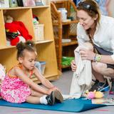 The Raleigh School Photo #2 - Each classroom is a safe and creative environment that encourages children's love of learning. Our preschool begins with a parent-child class at 18 months and continues through school-day 4s.