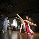 Bishop Flaget School Photo #2 - 8th grade students perform stations of the cross.