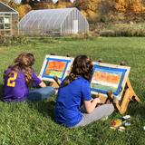Spring Garden Waldorf School Photo #1 - Art is part of every day in the Waldorf curriculum. Painting, drawing, sculpting, dance, theater and other arts are integrated into language, math, history and science lessons.